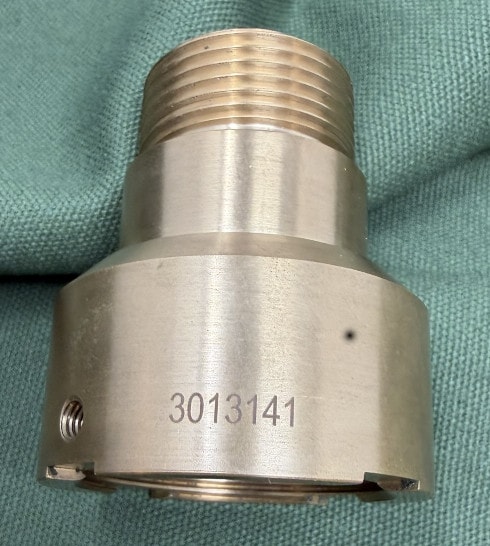 Laser marked part 3