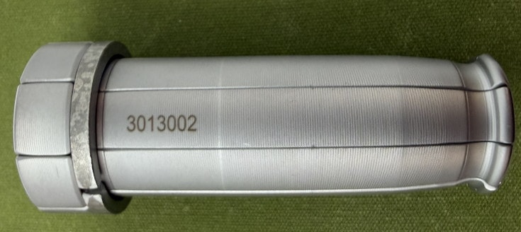 Laser marked part 4