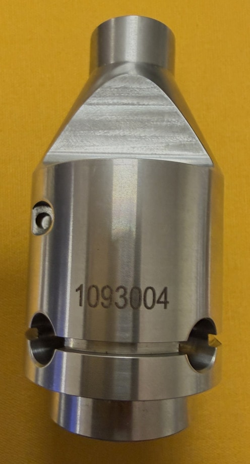 Laser marked part 14